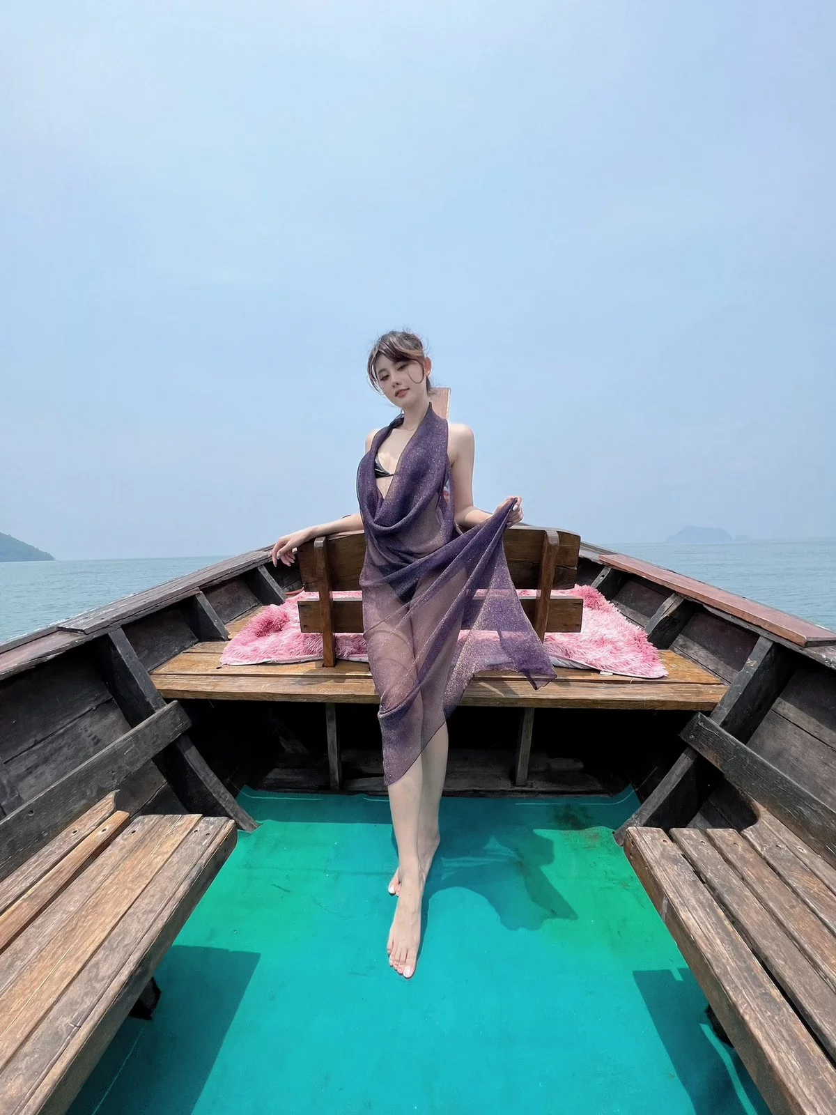 Xgyw.Org_秀人模特就是阿朱啊紫色纱裙主题性感薄纱长裙+比基尼秀完美身材诱惑写真111P